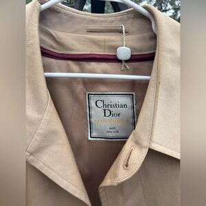 Vintage Christian Dior Le Connaisseur Trench Coat 40R